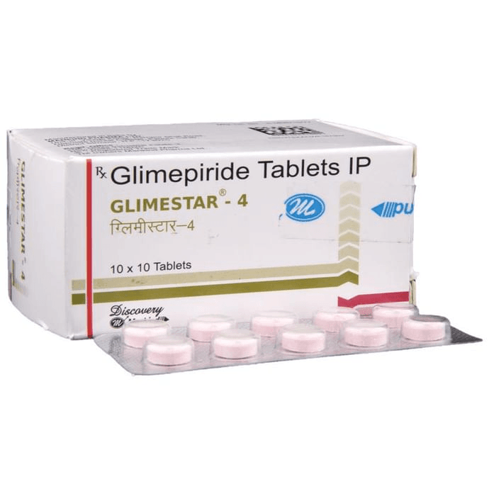 Glimestar 4 Tablet – bb80d962-3fb1-4428-8cba-61b88b230b65 by Mankind Pharma Ltd — photo 1 of 6