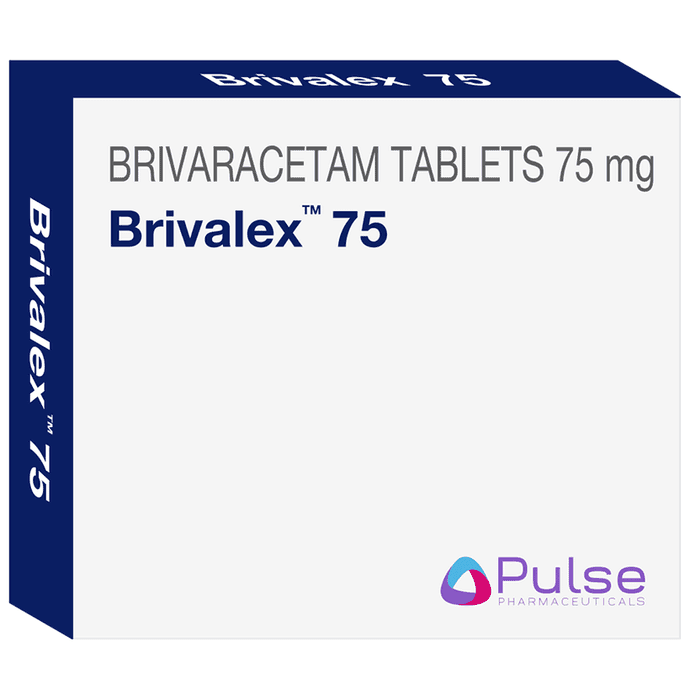 Brivalex 75mg Tablet – Brivaracetam (75mg) 75 mg by Pulse Pharmaceuticals — photo 1 of 2