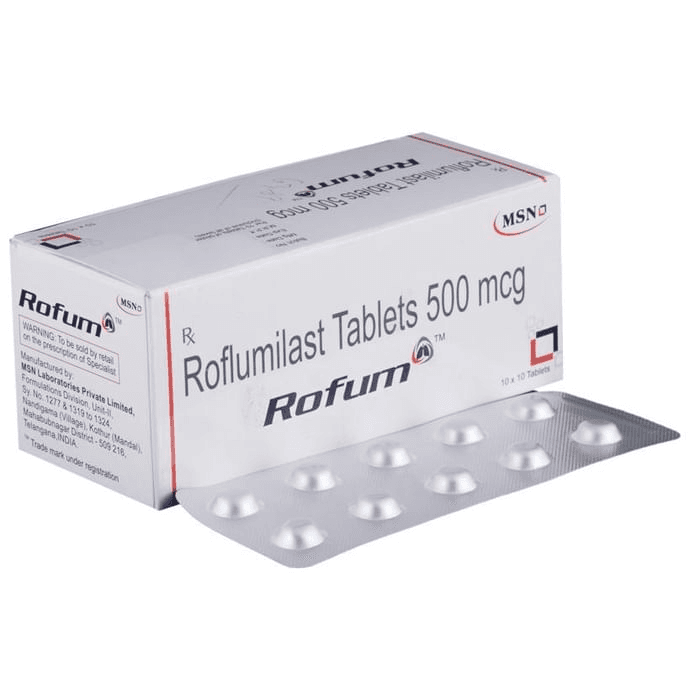 Rofum Tablet – Roflumilast (500mcg) by MSN Laboratories — photo 1 of 6