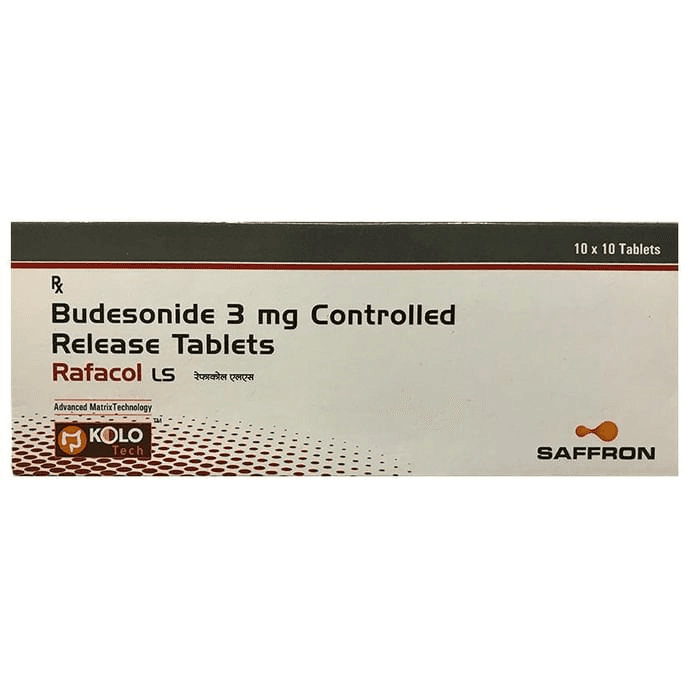 Rafacol LS Tablet CR – Budesonide (3mg) by Saffron Therapeutics Pvt Ltd — photo 1 of 2