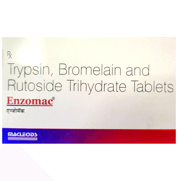 Enzomac Tablet – Bromelain (90mg) by Macleods Pharmaceuticals Pvt Ltd — photo 1 of 4