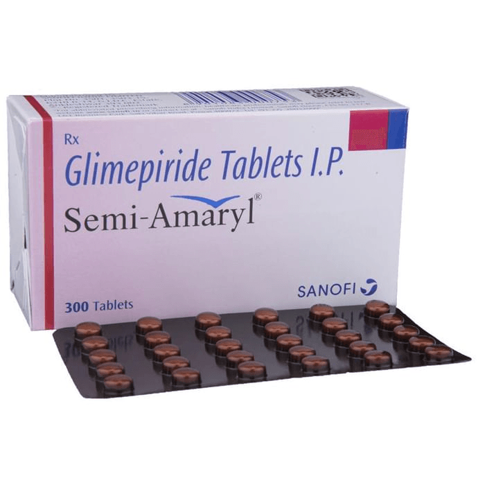 Semi-Amaryl Tablet – Glimepiride (0.5mg) by Sanofi India Ltd — photo 1 of 5