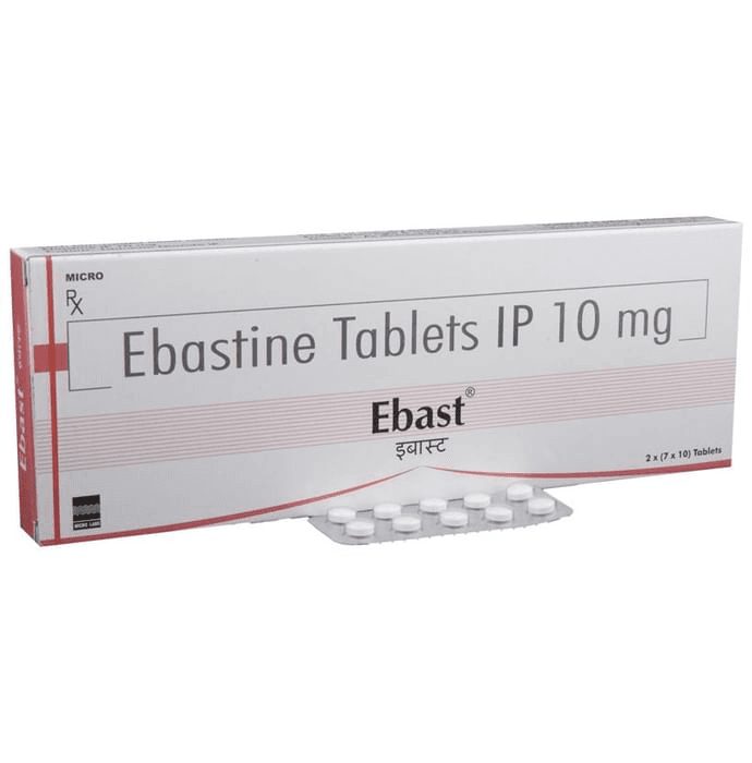 Ebast Tablet – Ebastine (10mg) by Micro Labs Ltd — photo 1 of 6