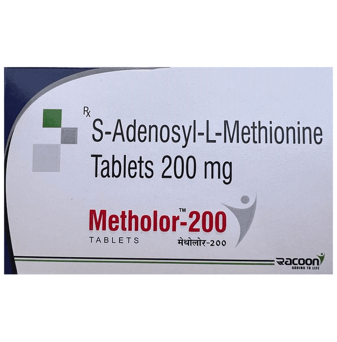 Metholor 200 Tablet – Ademetionine (200mg) 200 mg by Racoon Pharmaceutical — photo 1 of 2