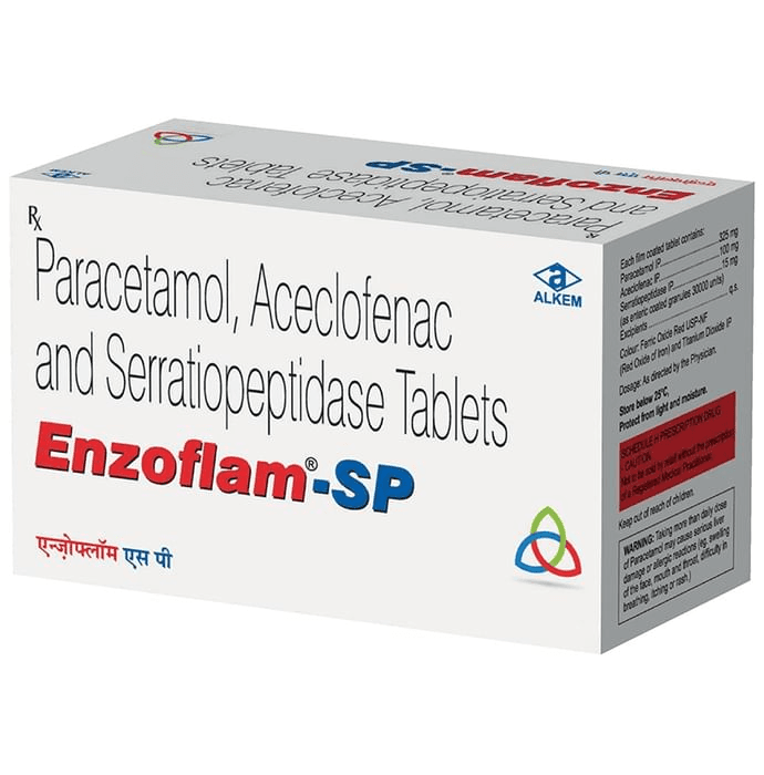 Enzoflam-SP Tablet – Aceclofenac (100mg) by Alkem Laboratories Ltd