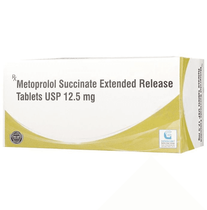 Genericart Metoprolol Succinate 12.5mg Tablet ER