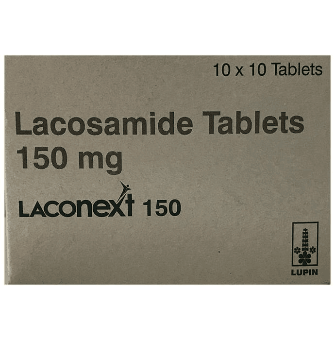 Laconext 150 Tablet – Lacosamide (150mg) 150 mg by Lupin Ltd