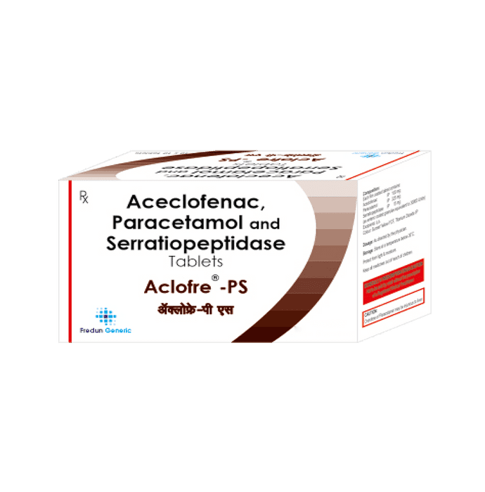Aclofre-PS Tablet – Aceclofenac (100mg) by Fredun Pharmaceuticals Limited