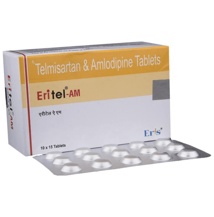 Eritel-AM Tablet – Telmisartan (40mg) by Eris Lifesciences Ltd — photo 1 of 6