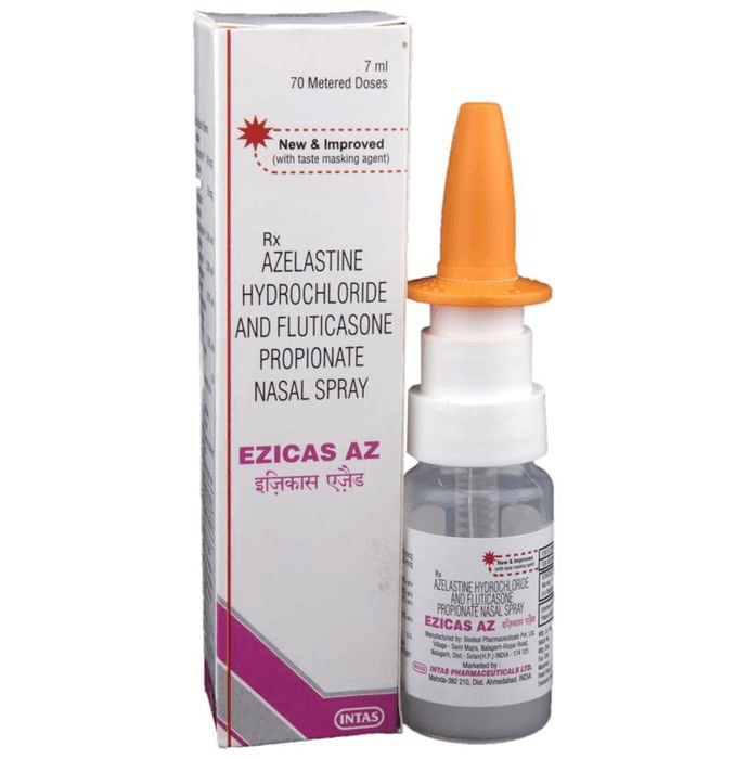 Ezicas AZ Nasal Spray – Fluticasone Propionate (50mcg) by Intas Pharmaceuticals Ltd — photo 1 of 5
