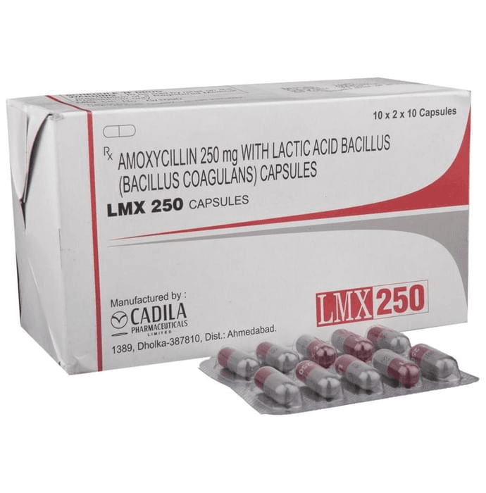 LMX 250 Capsule – 2cf50ca7-bb18-4968-822a-968c46a354bf by Cadila Pharmaceuticals Ltd — photo 1 of 6