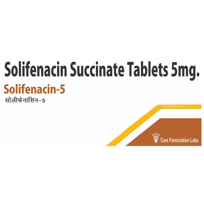 Solifenacin 5 Tablet – 7c43b113-c81f-4ab3-a610-6b260622322b by Care Formulation Labs Pvt Ltd — photo 1 of 3