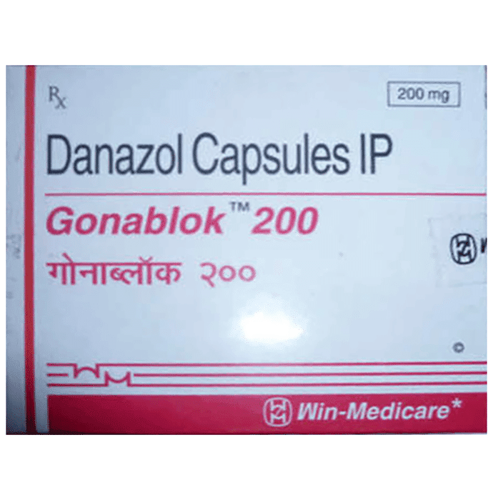Gonablok 200 Capsule – Danazol (200mg) 200 mg by Win-Medicare Pvt Ltd — photo 1 of 2