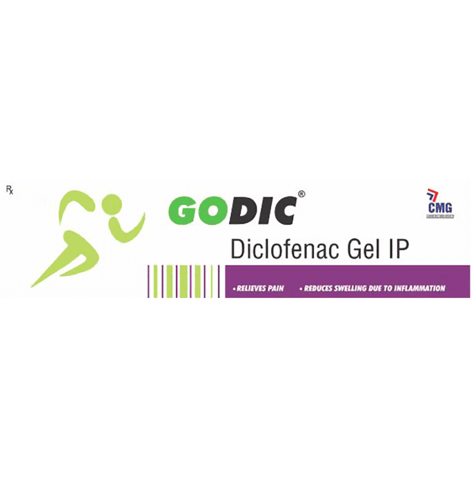 Godic Diclofenac Gel – 9c7ac8f1-ebdd-409d-a74f-7fd1b88c7080 by Cmg Biotech Pvt Ltd — photo 1 of 3