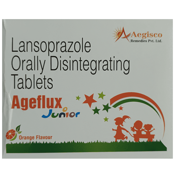 Ageflux Junior Orally Disintegrating Tablet – Lansoprazole (15mg) by Aegisco Remedies Pvt Ltd — photo 1 of 2