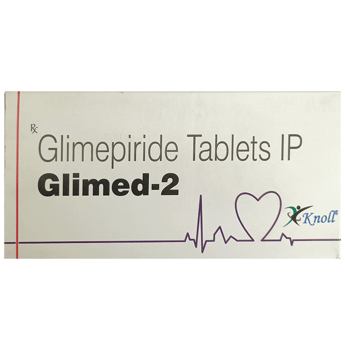 Glimed 2 Tablet – 883346f2-6d55-40cd-8c02-48686684631d by Knoll Pharmaceuticals Ltd — photo 1 of 3