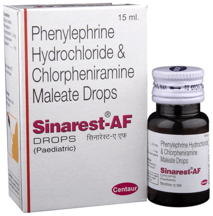 Sinarest AF Paediatric Drops – 36012fb2-91f0-4416-b197-5cb1799b56cf by Centaur Pharmaceuticals Pvt Ltd — photo 1 of 6
