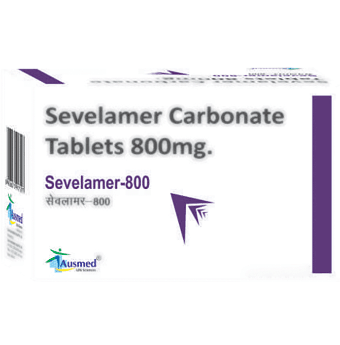 Sevelamer 800 Tablet – Sevelamer (800mg) 800 mg by Care Formulation Labs Pvt Ltd — photo 1 of 2