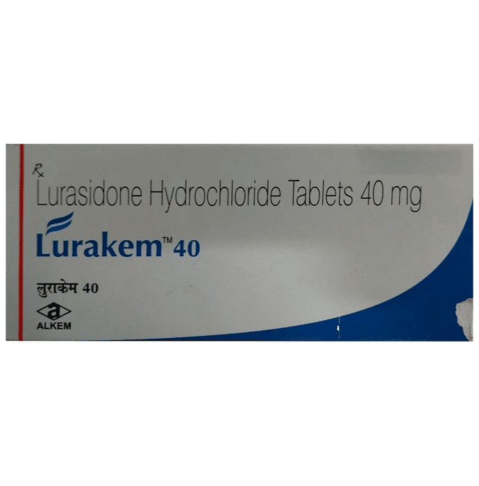 Lurakem 40 Tablet – Lurasidone (40mg) 40 mg by Alkem Laboratories Ltd — photo 1 of 2