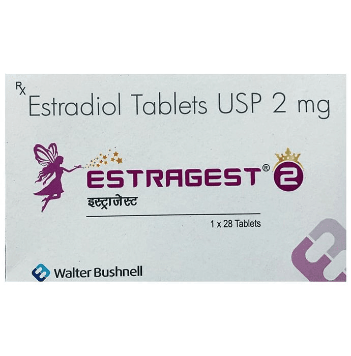 Estragest 2 Tablet – Estradiol (2mg) 2 mg by Walter Bushnell