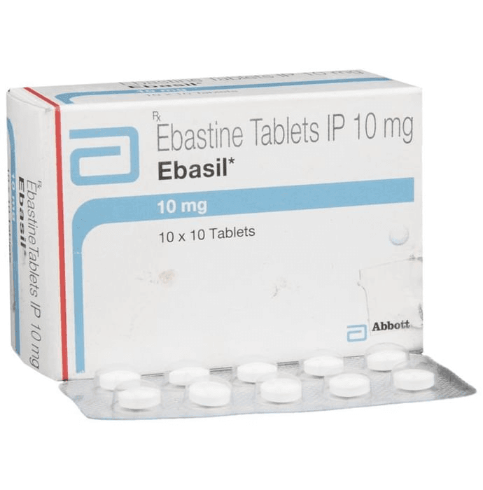 Ebasil Tablet – Ebastine (10mg) by Abbott — photo 1 of 6