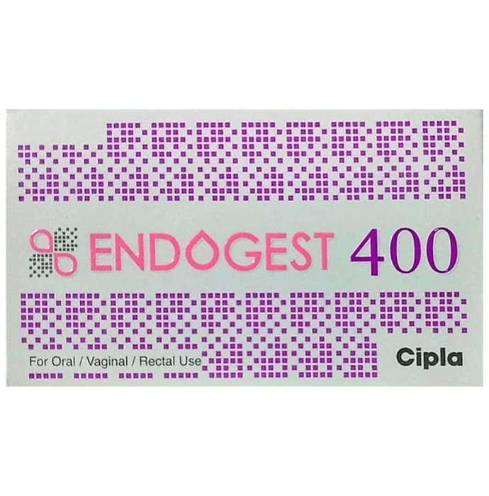 Endogest 400mg Soft Gelatin Capsule – Progesterone (400mg) 400 mg by Cipla Ltd — photo 1 of 2