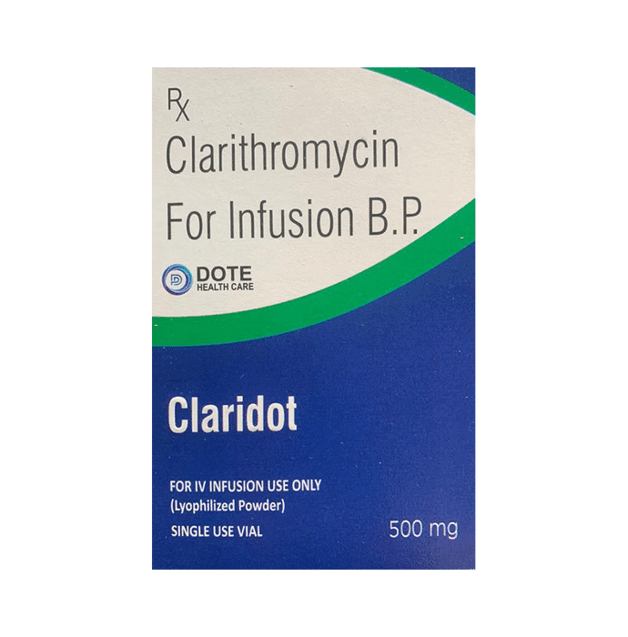 Claridot Powder for infusion – Clarithromycin (500mg) by Dote Health Care — photo 1 of 2