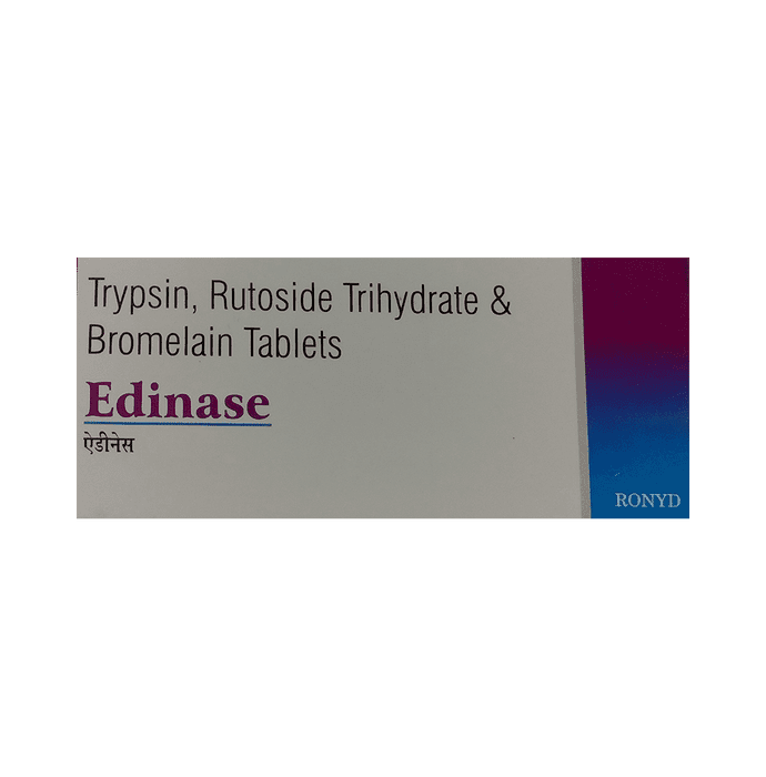Edinase Tablet – Bromelain (90mg) by Ronyd Healthcare Pvt Ltd — photo 1 of 2