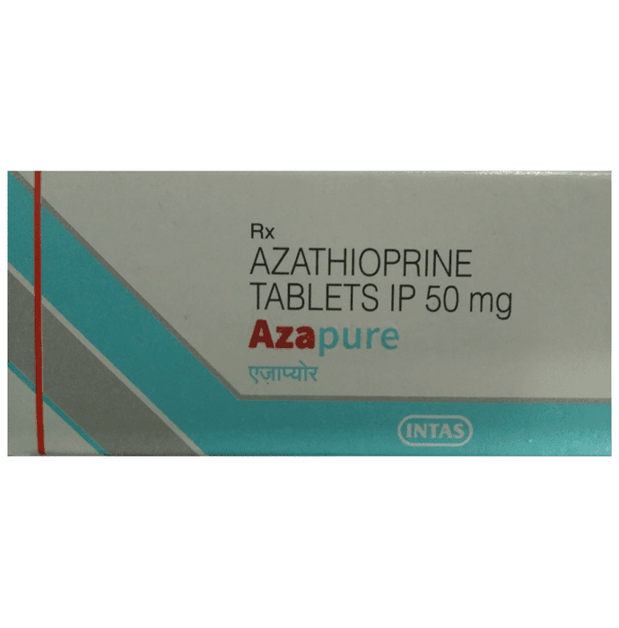 Azapure Tablet – Azathioprine (50mg) by Intas Pharmaceuticals Ltd — photo 1 of 2