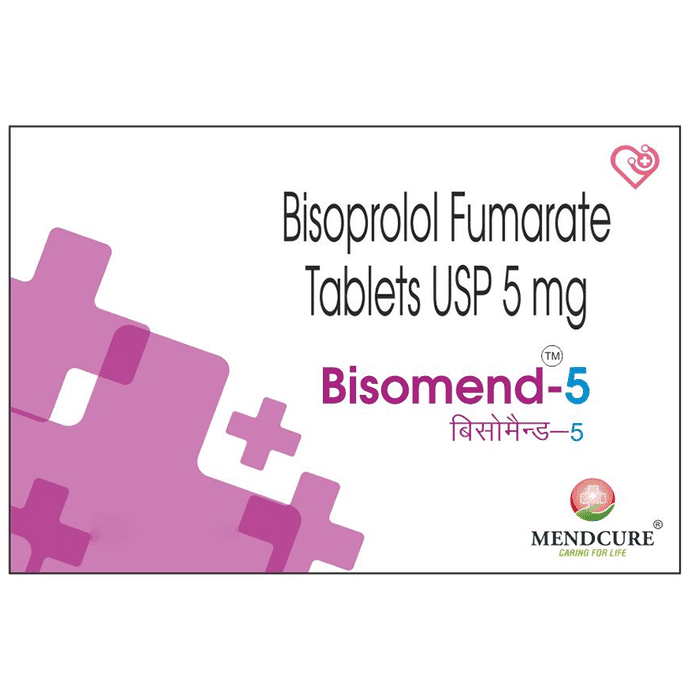 Bisomend 5 Tablet – Bisoprolol (5mg) 5 mg by Mendcure Life Sciences Pvt Ltd — photo 1 of 2