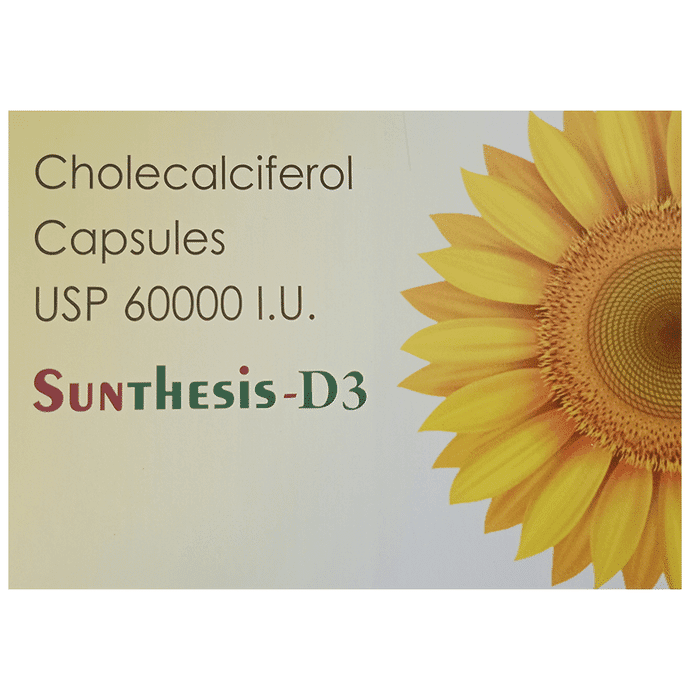 Sunthesis-D3 Softgel Capsule – 2ac5ba07-0f8e-4ad4-af4b-3f93b9112562 by Ulterius Pharmaceuticals Private Limited — photo 1 of 4