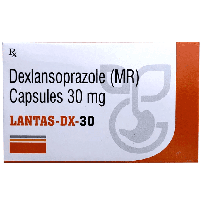 Lantas-DX 30 Capsule MR – Dexlansoprazole (30mg) 30 mg by Qantas Biopharma Private Limited — photo 1 of 2