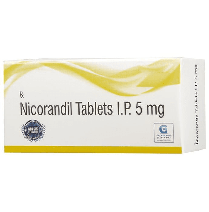 Genericart Nicorandil 5mg Tablet – Nicorandil (5mg) 5 mg by Swast Aushadhi Seva Generic Medicine Store — photo 1 of 2