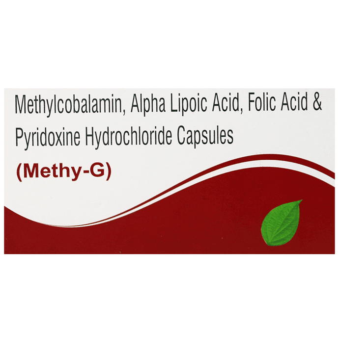 Methy-G Soft Gelatin Capsule – Methylcobalamin (1500mcg) by Rekin Pharma Pvt. Ltd. — photo 1 of 2