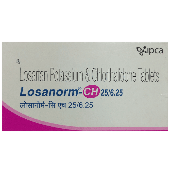 Losanorm-CH 25/6.25 Tablet – 93d3a2de-40f5-4084-aca7-c12a7e45ea3a by Ipca Laboratories Ltd — photo 1 of 4