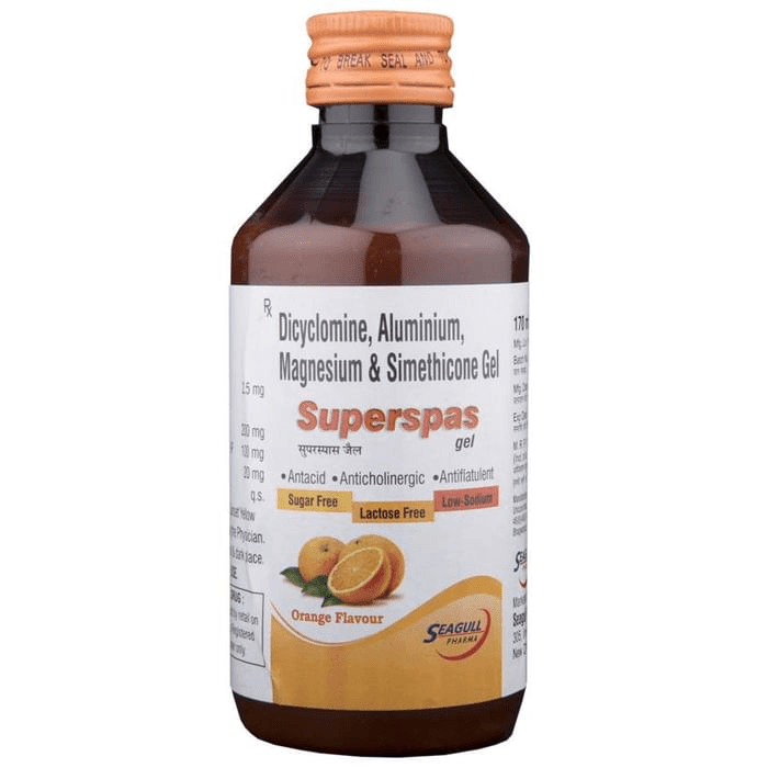 Superspas Oral Gel Orange Sugar Free – c9b59682-1d62-4385-b7bc-76e8124f183e by Seagull Pharmaceutical Pvt Ltd — photo 1 of 2