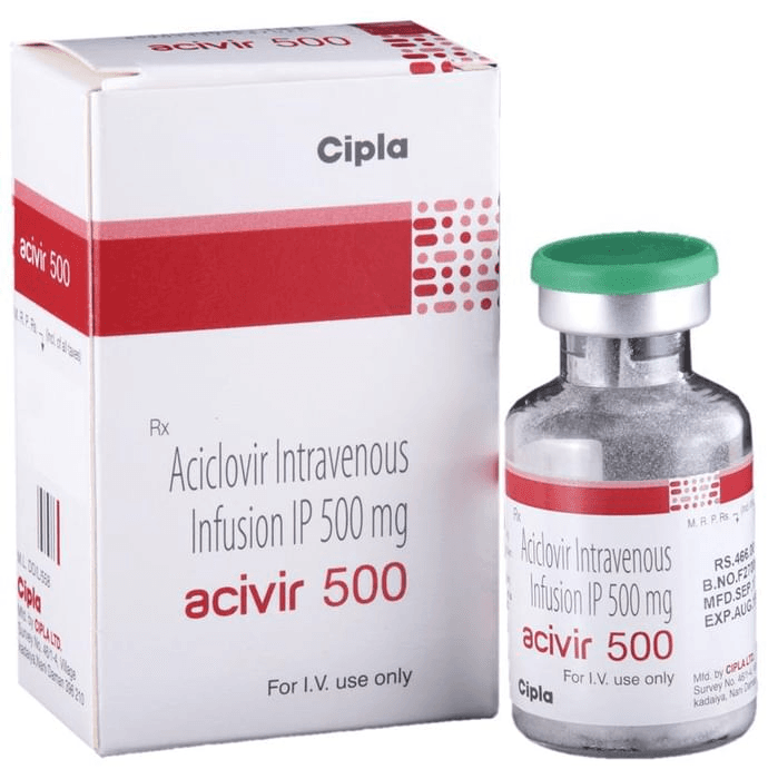 Acivir 500 Infusion – Acyclovir (500mg) 500 mg by Cipla Ltd — photo 1 of 5