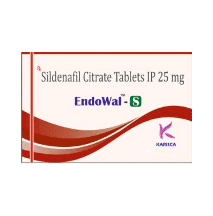Endowal-S Tablet – Sildenafil (25mg) by Karisca Healthcare Pvt Ltd — photo 1 of 2
