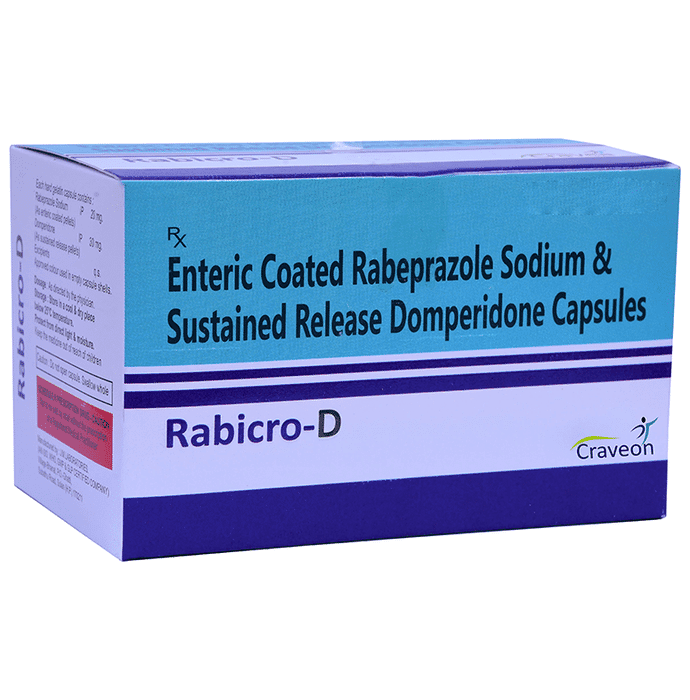 Rabicro D Capsule SR – Domperidone (30mg) by Craveon Lifesciences Pvt Ltd