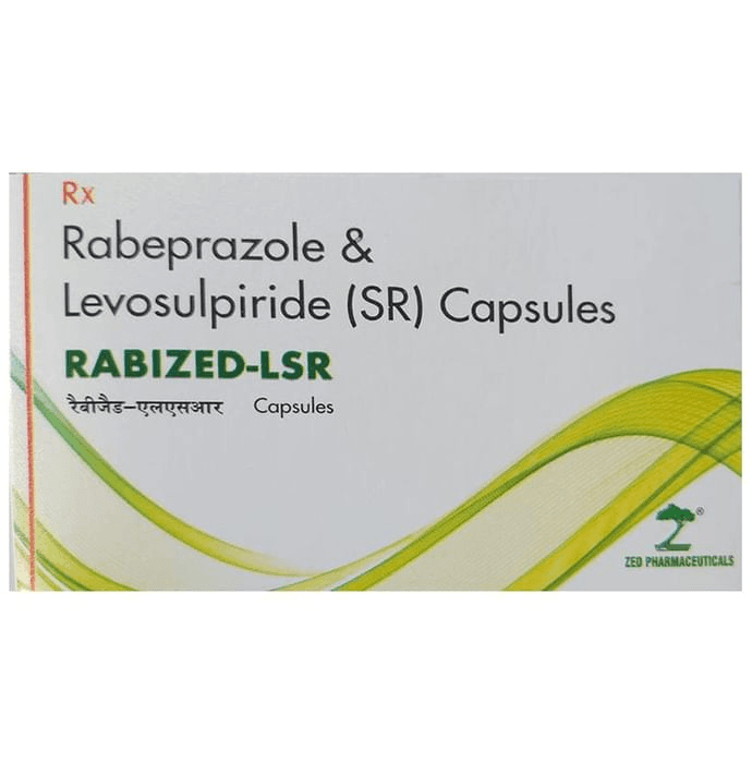 Rabized-LSR Capsule – Levosulpiride (75mg) by Zed Pharmaceuticals — photo 1 of 2
