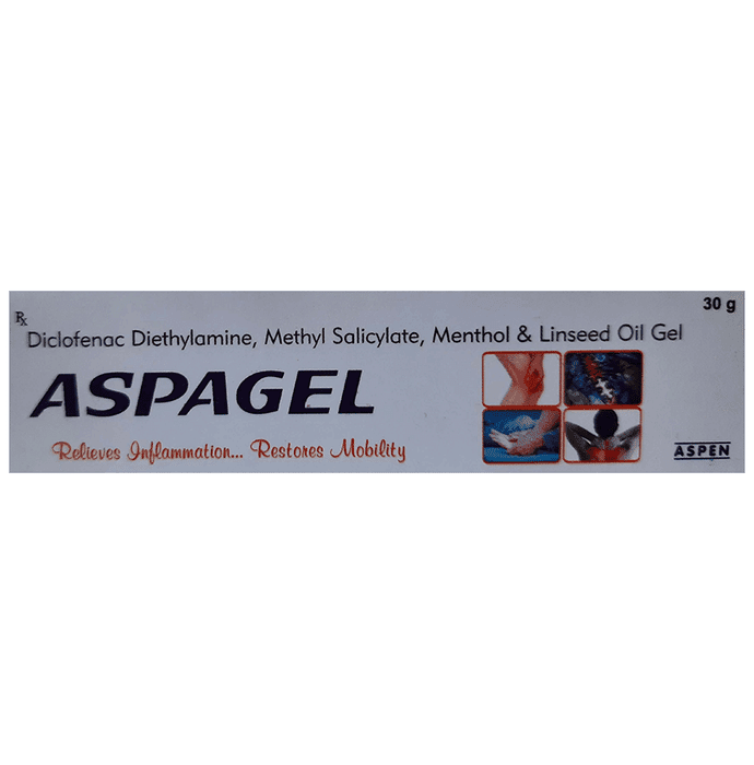 Aspagel Gel – Diclofenac diethylamine (1.16% w/w) by Aspen Pharmaceuticals — photo 1 of 2