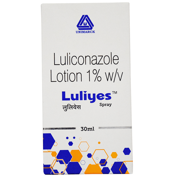 Luliyes Spray – Luliconazole (1% w/v) by Unimarck Pharma India Ltd — photo 1 of 3