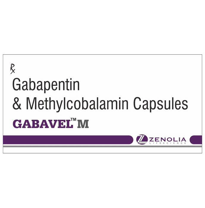 Gabavel M Capsule – Gabapentin (300mg) by Zenolia Life Science Private Limited — photo 1 of 2
