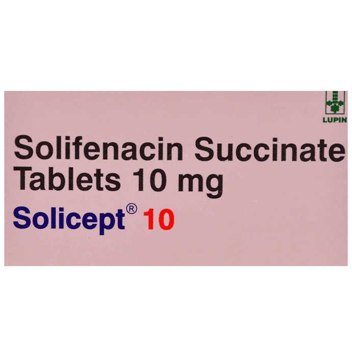Solicept 10 Tablet – Solifenacin (10mg) 10 mg by Lupin Ltd — photo 1 of 4