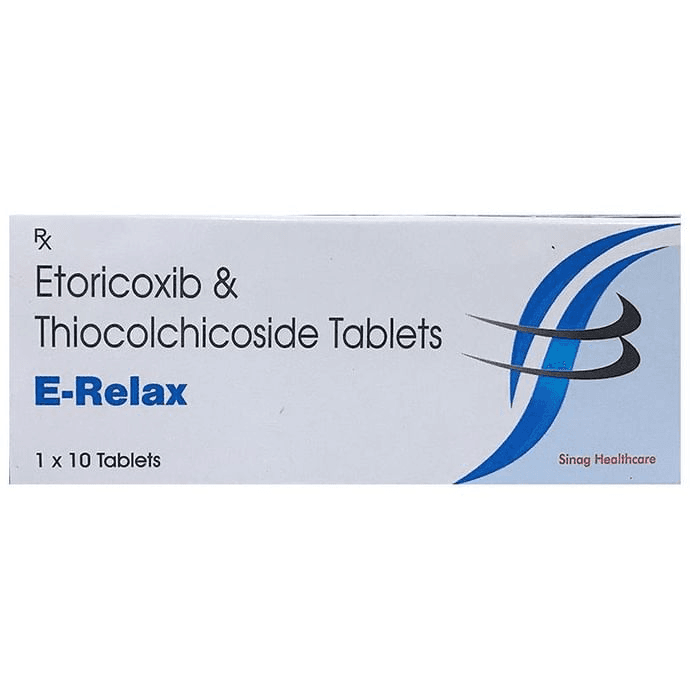 E-Relax Tablet – Etoricoxib (60mg) by Sinag Healthcare Pvt Ltd