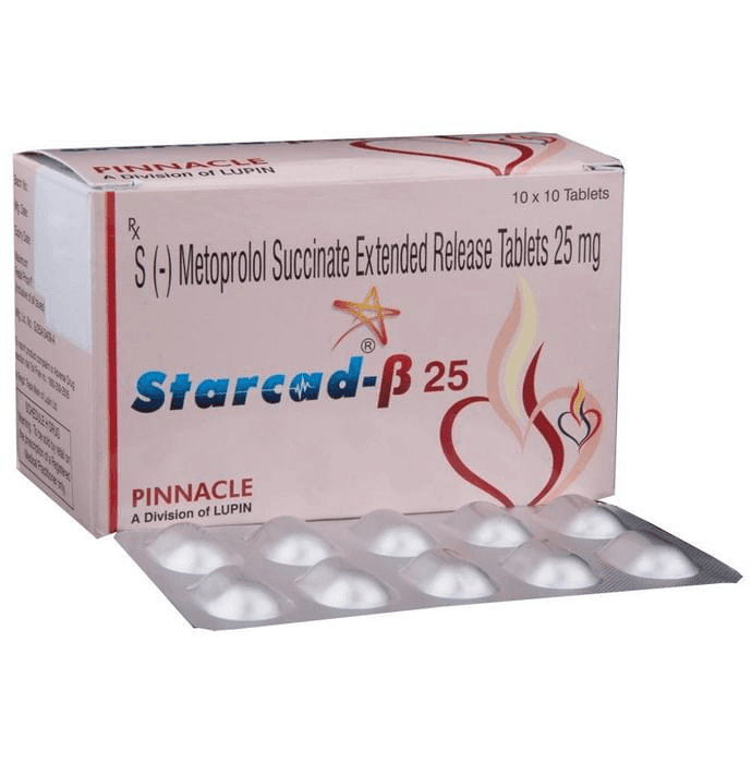 Starcad-Beta 25 Tablet ER – 6282b8c9-6a9a-492d-a2c3-ac30a2b6999c by Lupin Ltd — photo 1 of 6