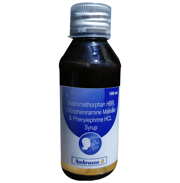 Ambroxen-D Syrup – Phenylephrine (5mg) by Raxon Lifesciences Pvt Ltd — photo 1 of 2
