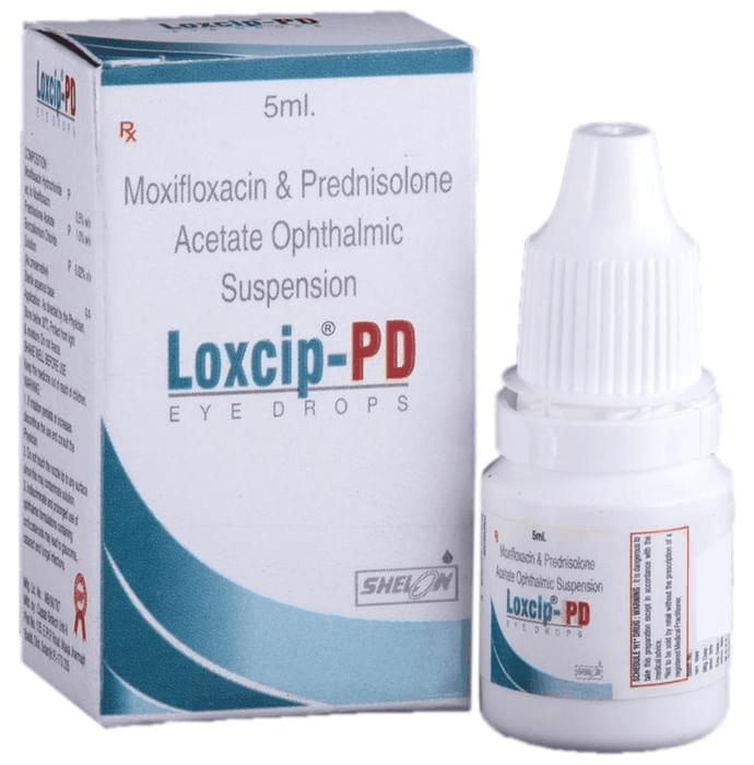 Loxcip-PD Eye Drop – Moxifloxacin (0.5% w/v) by Shelon Pharmalabs Private Limited — photo 1 of 5