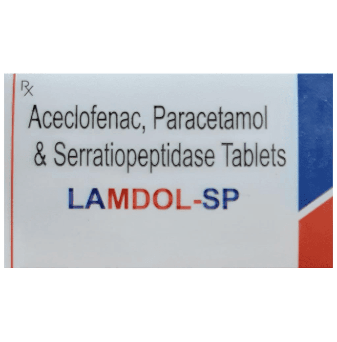 Lamdol-SP Tablet – Aceclofenac (100mg) by Cantry Medico Pvt Ltd — photo 1 of 3