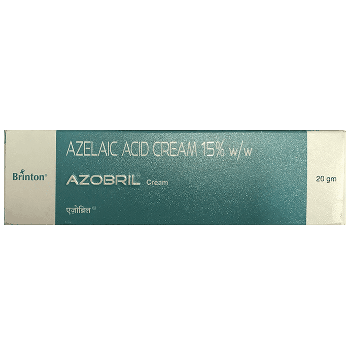 Azobril Cream – Azelaic Acid (15% w/w) by Brinton Pharmaceuticals Pvt Ltd